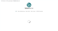 Desktop Screenshot of faktornatur.com